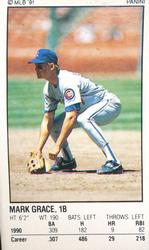 1991 Panini Stickers #48 Mark Grace Front