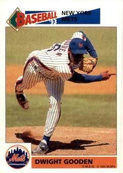 1993 Panini Stickers #245 Dwight Gooden Front