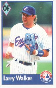 1995 Panini Stickers #75 Larry Walker Front