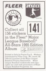 1995 Panini Stickers #141 St. Louis Cardinals Back