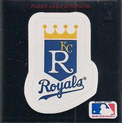 1991 Ultra - Team Logo Stickers #NNO Kansas City Royals Front