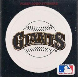1991 Ultra - Team Logo Stickers #NNO San Francisco Giants Front