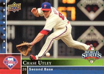 2008 Upper Deck World Series Philadelphia Phillies Box Set #PP-3 Chase Utley Front