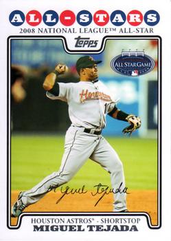 2008 Topps Updates & Highlights #UH28 Miguel Tejada Front