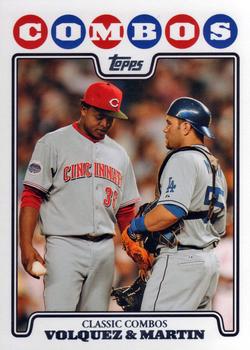 2008 Topps Updates & Highlights #UH94 Edinson Volquez / Russell Martin Front