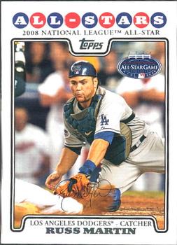 2008 Topps Updates & Highlights #UH17 Russell Martin Front