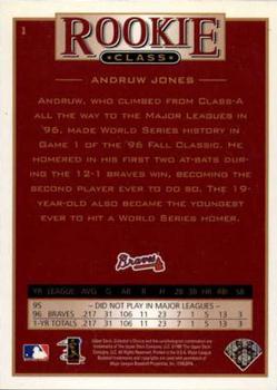 1997 Collector's Choice #1 Andruw Jones Back