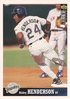 1997 Collector's Choice #211 Rickey Henderson Front