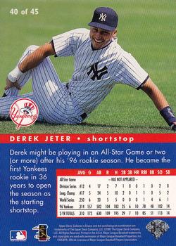 1997 Collector's Choice - All-Star Connection #40 Derek Jeter Back