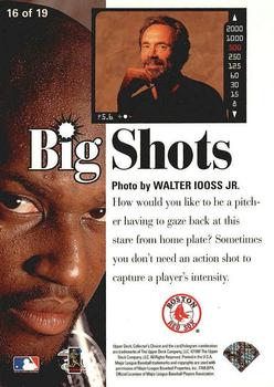1997 Collector's Choice - Big Shots #16 Mo Vaughn Back