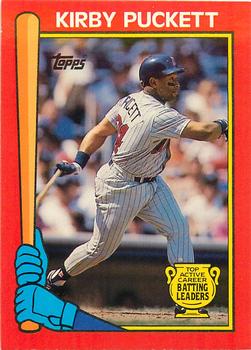 1989 Topps - Batting Leaders #4 Kirby Puckett Front