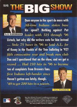 1997 Collector's Choice - The Big Show #18 Kenny Lofton Back