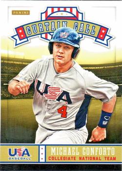 2013 Panini USA Baseball - Curtain Call #3 Michael Conforto Front