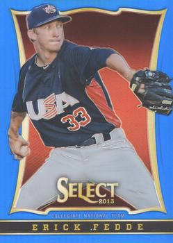 2013 Panini USA Baseball - Select Preview Blue Prizms #76 Erick Fedde Front