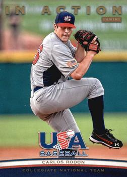 2013 Panini USA Baseball - In Action #1 Carlos Rodon Front