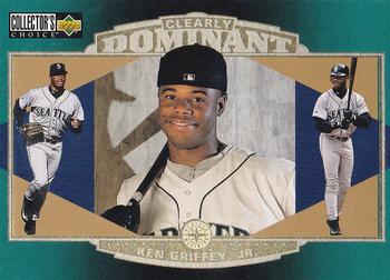 1997 Collector's Choice - Ken Griffey Jr. Clearly Dominant #CD1 Ken Griffey Jr. Front