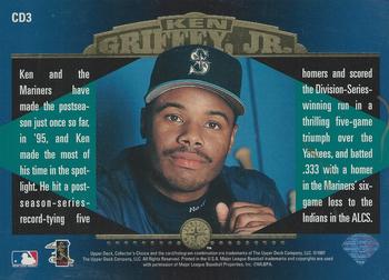 1997 Collector's Choice - Ken Griffey Jr. Clearly Dominant #CD3 Ken Griffey Jr. Back