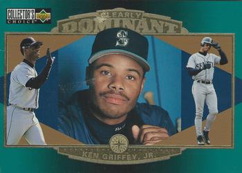 1997 Collector's Choice - Ken Griffey Jr. Clearly Dominant #CD3 Ken Griffey Jr. Front