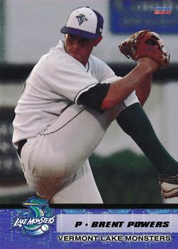 2011 Choice Vermont Lake Monsters #10 Brent Powers Front