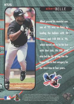 1997 Collector's Choice - New Frontier #NF25 Albert Belle Back