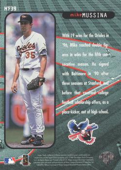 1997 Collector's Choice - New Frontier #NF39 Mike Mussina Back