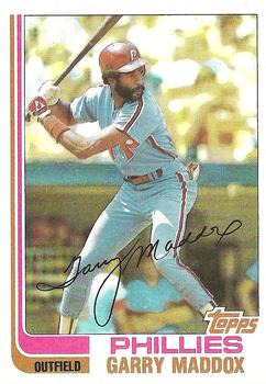 1982 Topps #20 Garry Maddox Front