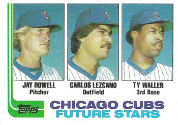 1982 Topps #51 Cubs Future Stars (Jay Howell / Carlos Lezcano / Ty Waller) Front