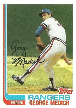 1982 Topps #78 George Medich Front