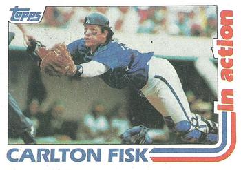 1982 Topps #111 Carlton Fisk Front