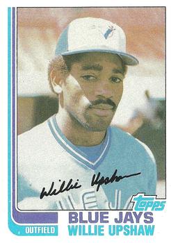 1982 Topps #196 Willie Upshaw Front