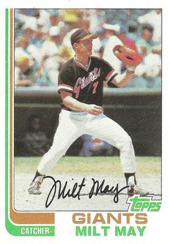 1982 Topps #242 Milt May Front