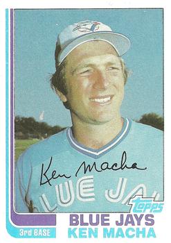1982 Topps #282 Ken Macha Front