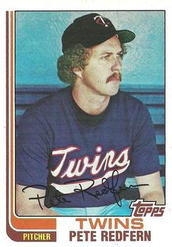 1982 Topps #309 Pete Redfern Front
