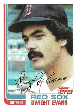 1982 Topps #355 Dwight Evans Front