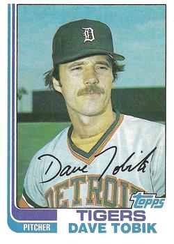 1982 Topps #391 Dave Tobik Front