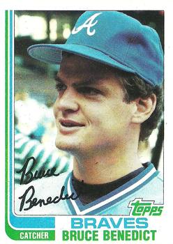 1982 Topps #424 Bruce Benedict Front
