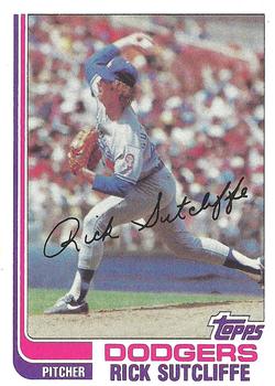 1982 Topps #609 Rick Sutcliffe Front