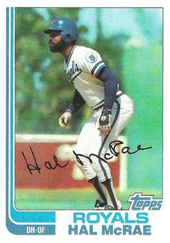 1982 Topps #625 Hal McRae Front