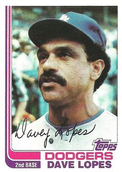 1982 Topps #740 Dave Lopes Front