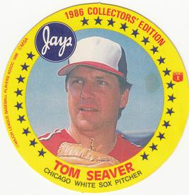 1986 Jays Discs #NNO Tom Seaver Front