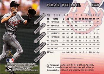 1997 Donruss #196 Omar Vizquel Back