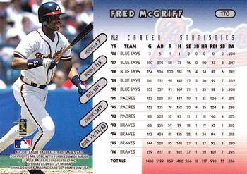 1997 Donruss #170 Fred McGriff Back