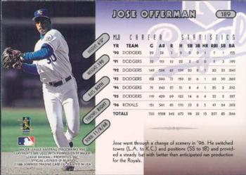 1997 Donruss #189 Jose Offerman Back