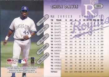 1997 Donruss #282 Chili Davis Back
