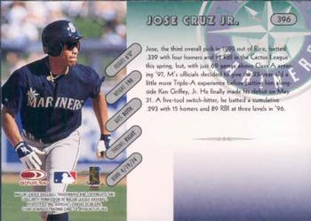 1997 Donruss #396 Jose Cruz Jr. Back
