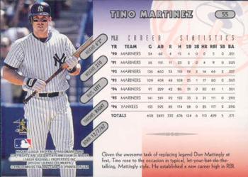 1997 Donruss #55 Tino Martinez Back
