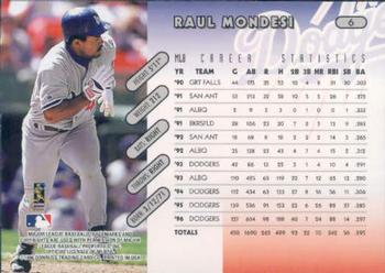 1997 Donruss #6 Raul Mondesi Back