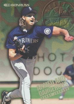 1997 Donruss - Armed and Dangerous #5 Randy Johnson Front