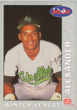 1993 Lime Rock Dominican Winter League #49 Manny Alexander Front