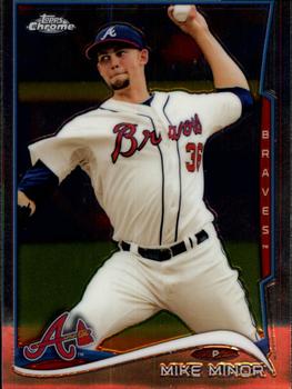 2014 Topps Chrome #79 Mike Minor Front